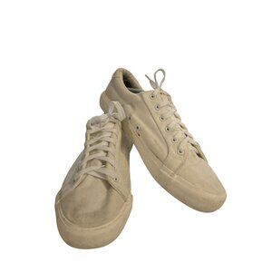 New Republic Men's Size 11 White Canvas Sneakers shoes